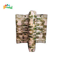 Inflatable T shape wall for paintball bunkers