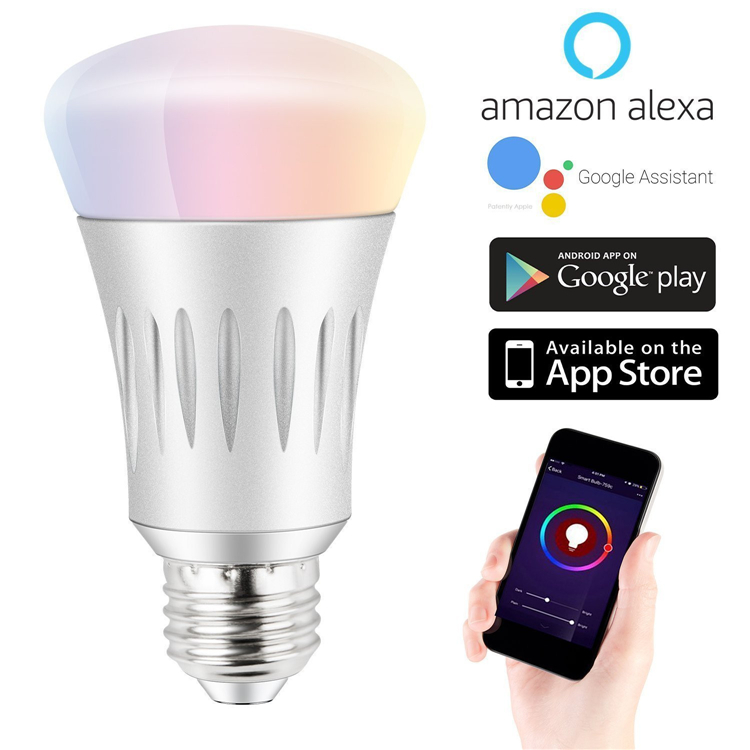Cheap Factory Price wifi smart bulb light tuya wifi bulb rechargeable light alexa smart home bulb