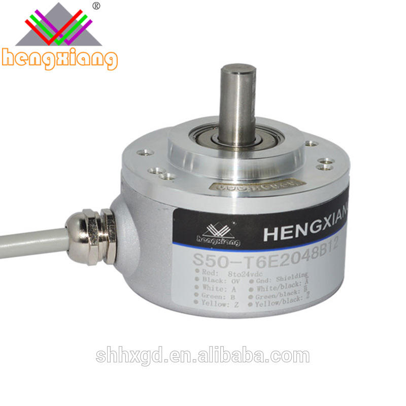 HENGXIANG S50 incremental optical solid encoder with shaft 8mm dc24v