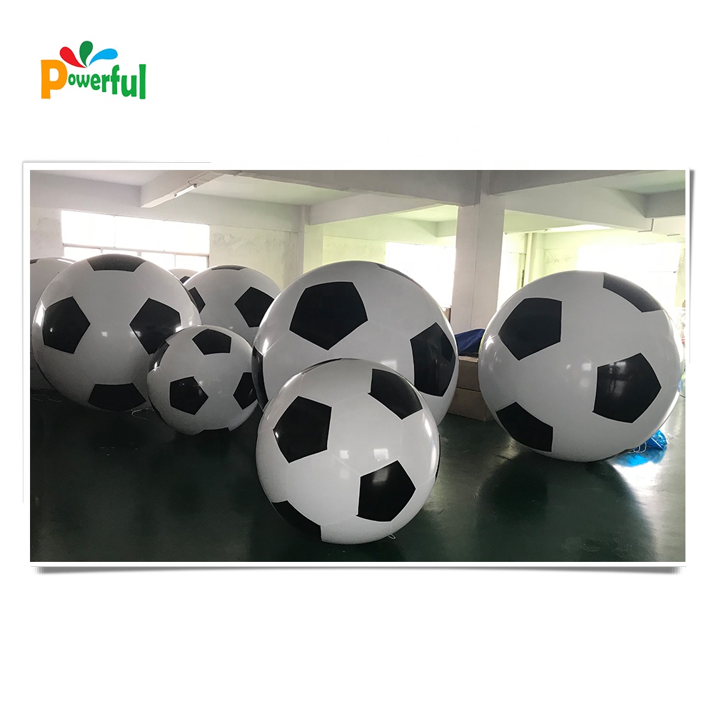 Customized size inflatable soccer ball for sale