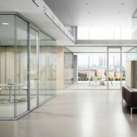 Various types of glass partition wall