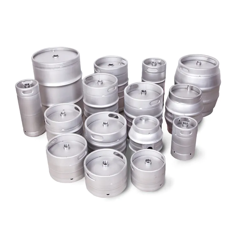 Food grade euro wholesale 64 pressurized2l 5L stainless steel beer mini keg growler
