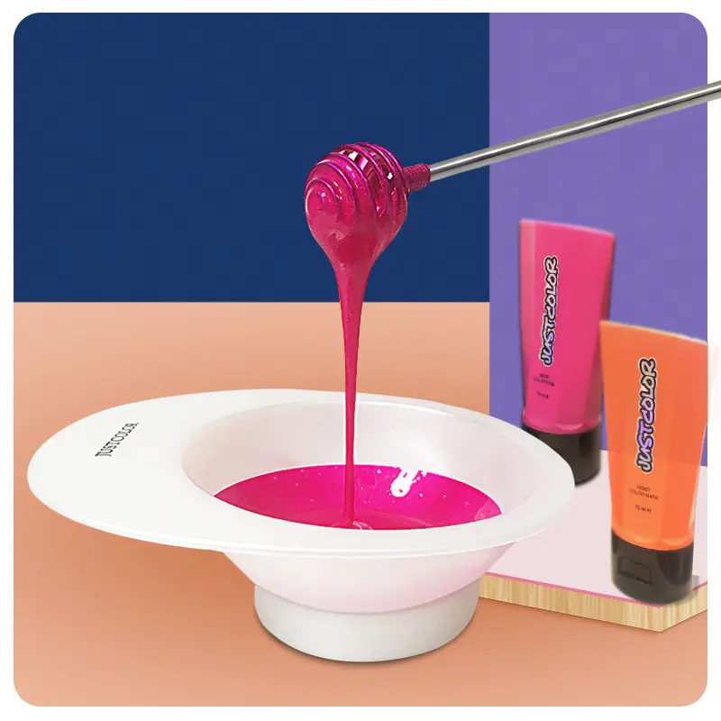 Durable Salon Stainless SteelHair Dye Color MixerCream Stirring Rod