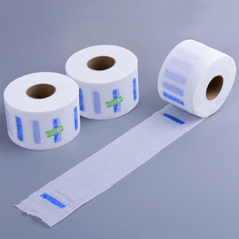 Hot sell disposable beauty ruffles barber hairdressing neck disposable neck paper neck strip