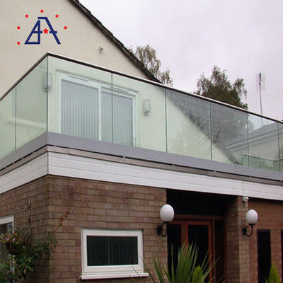 Modern Designs Aluminium Glass balustrade For Outdoor Balcony