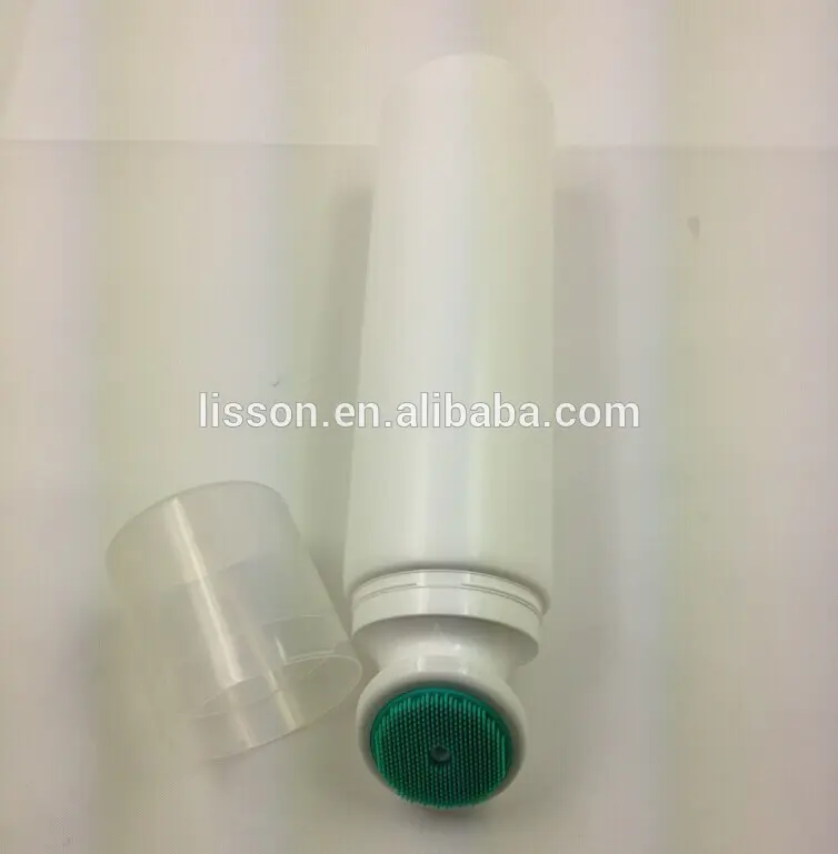 Dia50mm big size brush set empty tube packaging for facial cleanser