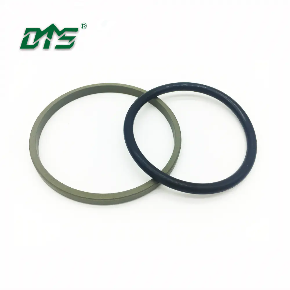 MOS2 filled PTFE hydraulic piston seal glyd ring DPT