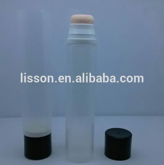 50ml cosmetic packaging tubes with sponge applicator