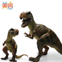 Wholesale hollow 9 inches simulation model plastic dinosaur toy for kids 2019