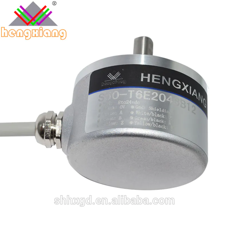product-HENGXIANG S50 incremental optical solid encoder with shaft 8mm dc24v-HENGXIANG-img-1