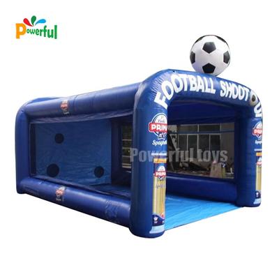 Newest designed inflatable football goal carnival inflatable football soccer shooting target