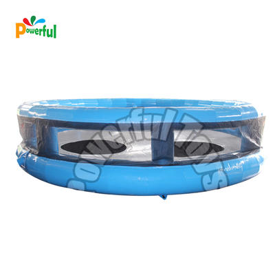 air bouncer trampolin inflatable bounce round jumping bed for kids & adults