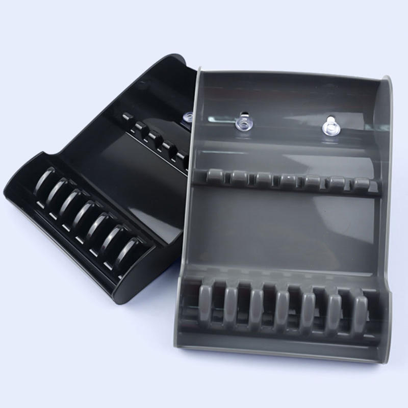 High quality salon Plastic Scissors Shelf Holder Stand Rack 6 Scissors Case Holder anti slid holder
