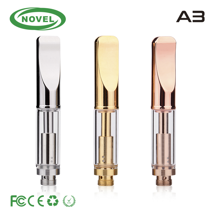 new products 2016 electronic cigarette glass vape cartridge cbd oil cartridge atomizer dual coil heat