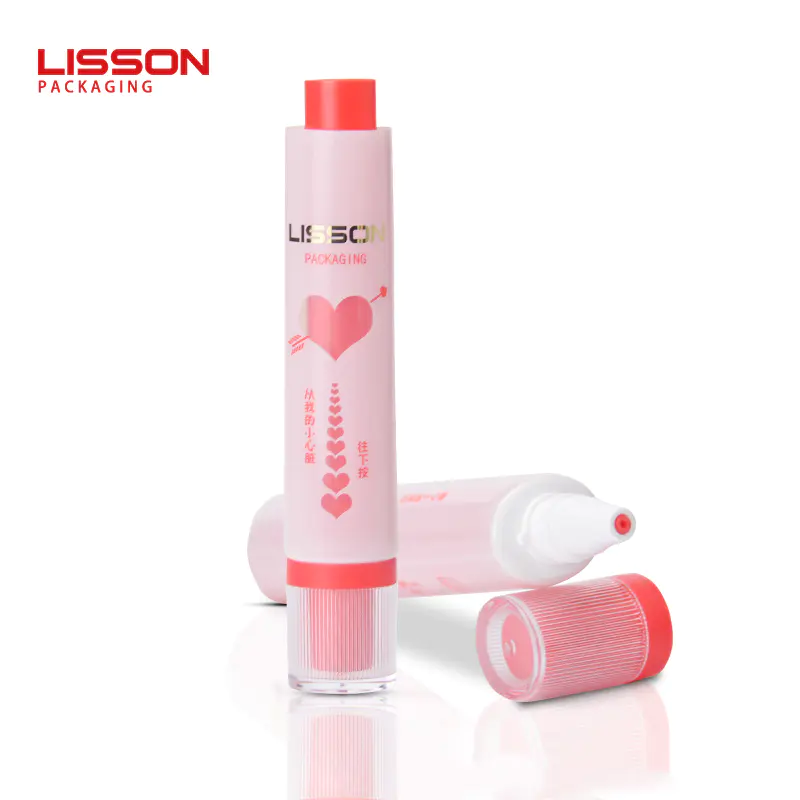 150-200ml double chamber hand cream cosmetic pe tube, shampoo tube