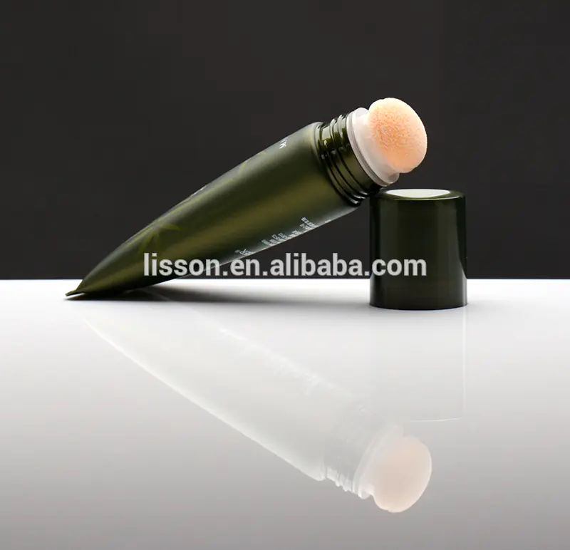 50g cosmetic tube with sponge applicator for BB cream