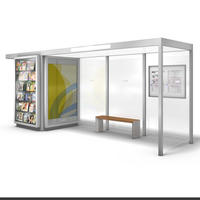 outdoor transit prefabricated bus shelters modern bus shelter