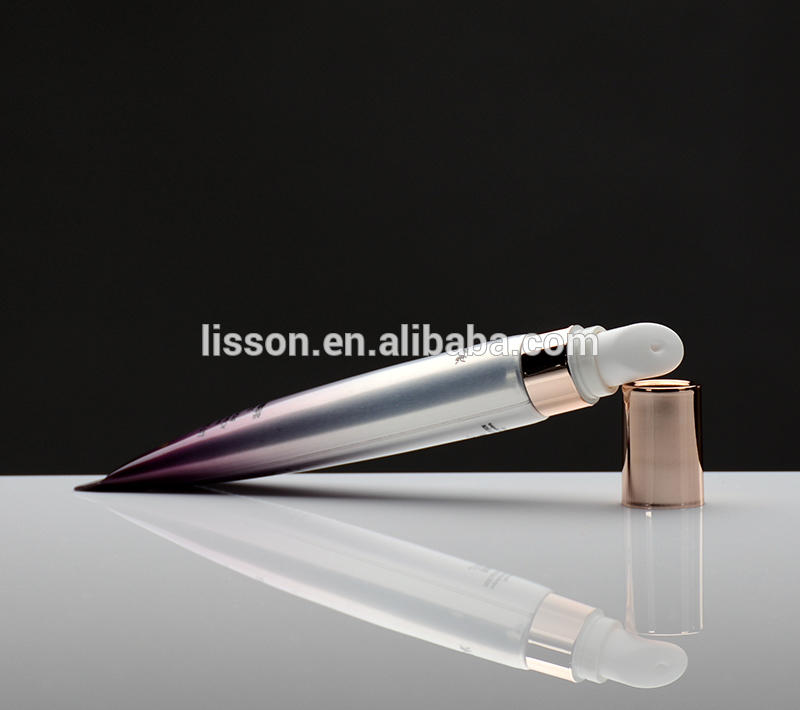 lip gloss massage ceramic head ABL material bottle with metallized cap
