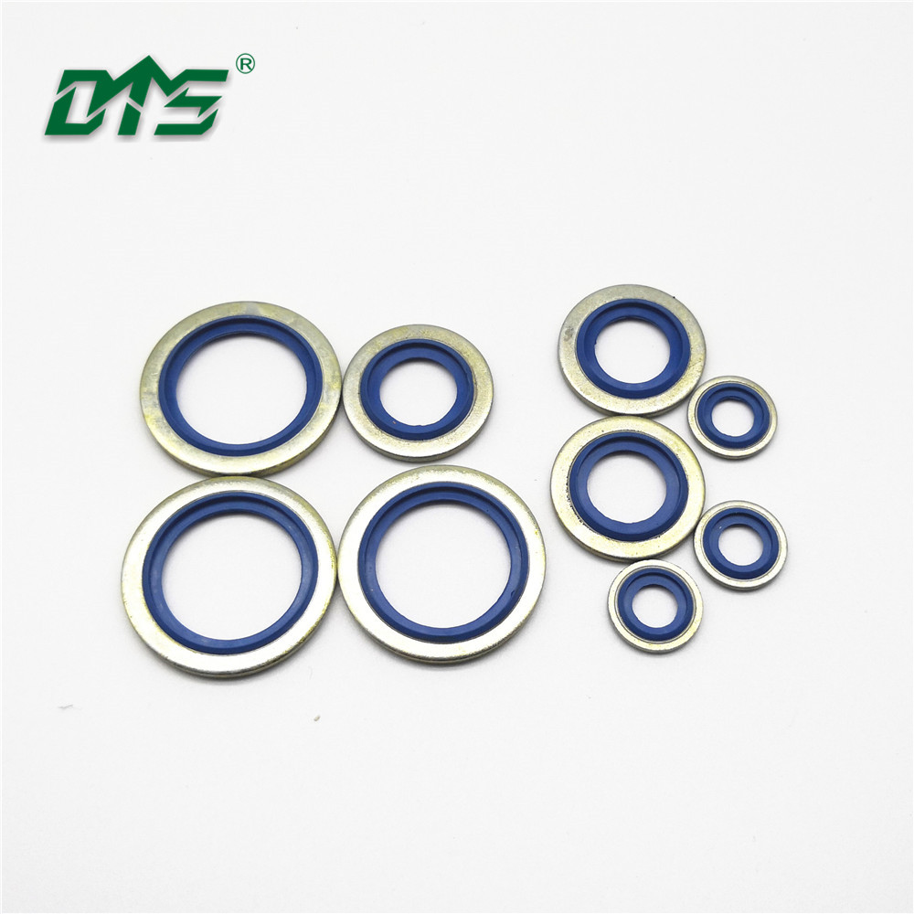LOT5 M27 Bonded Seal Self Centering Sealing Washer Hydraulic Nitrile Rubber Oil 