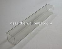 Clear plastic clip profile