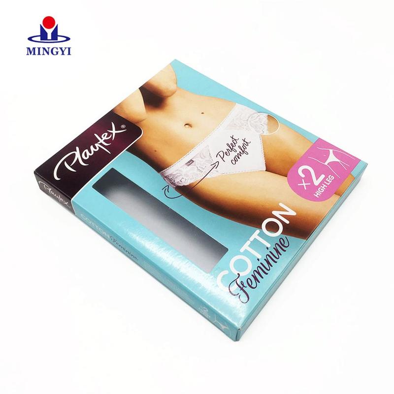 Glossy paper smallpvc window gift boxfor underwear\cardboard suitcase gift box\baby clothes gift box