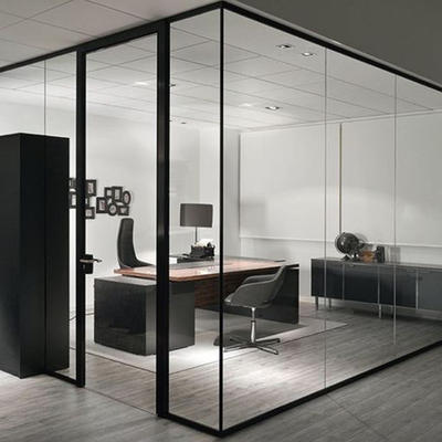 Modern high standard double glazing office partition