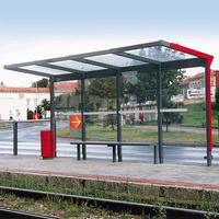 High quality used bus shelters for sale bus shelter made bus stop shelter design