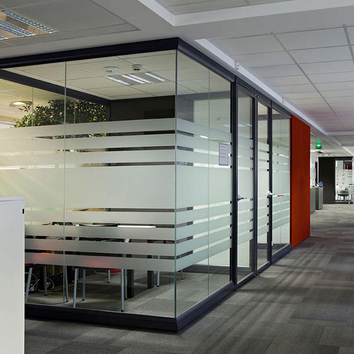 Aluminum office glass customizable waterproof partition wall