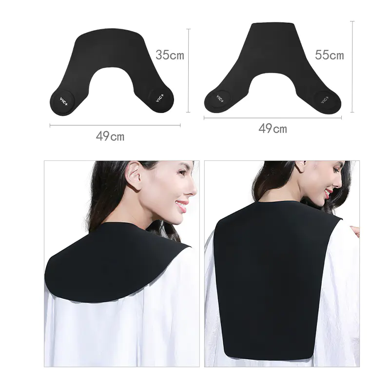 Professional Barber Waterproof Silicone Shoulder Pads Hairdresser Stylist Dyeing Wrap