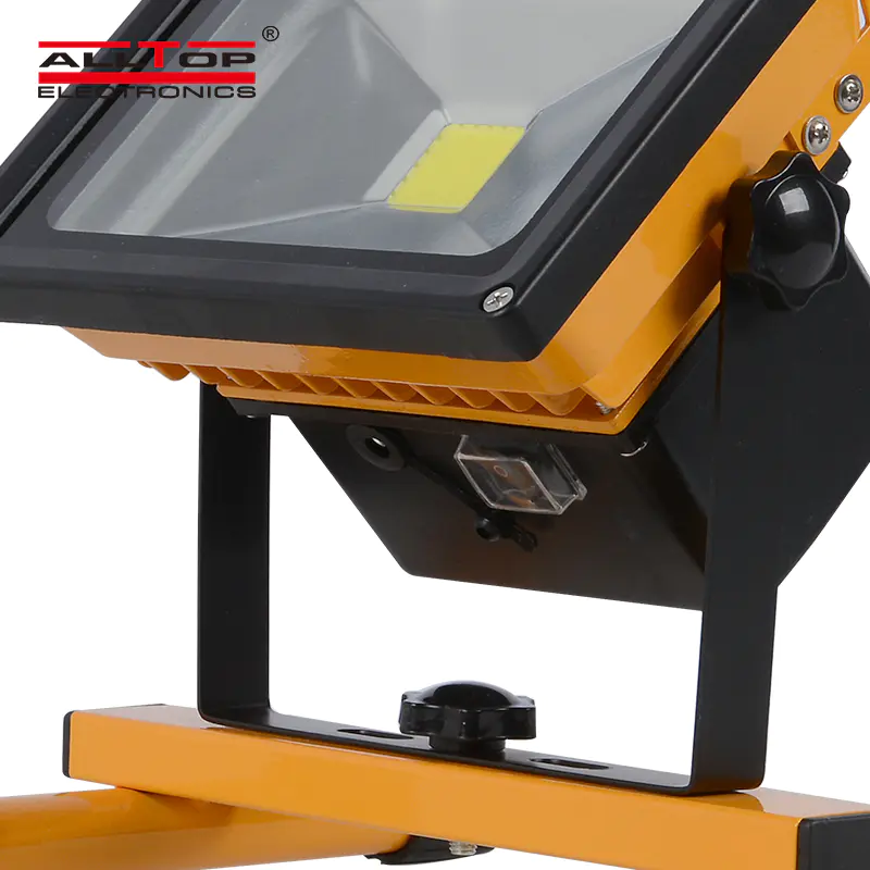 50w outdoor ip65 portable rechargeable led solar powered flood lights