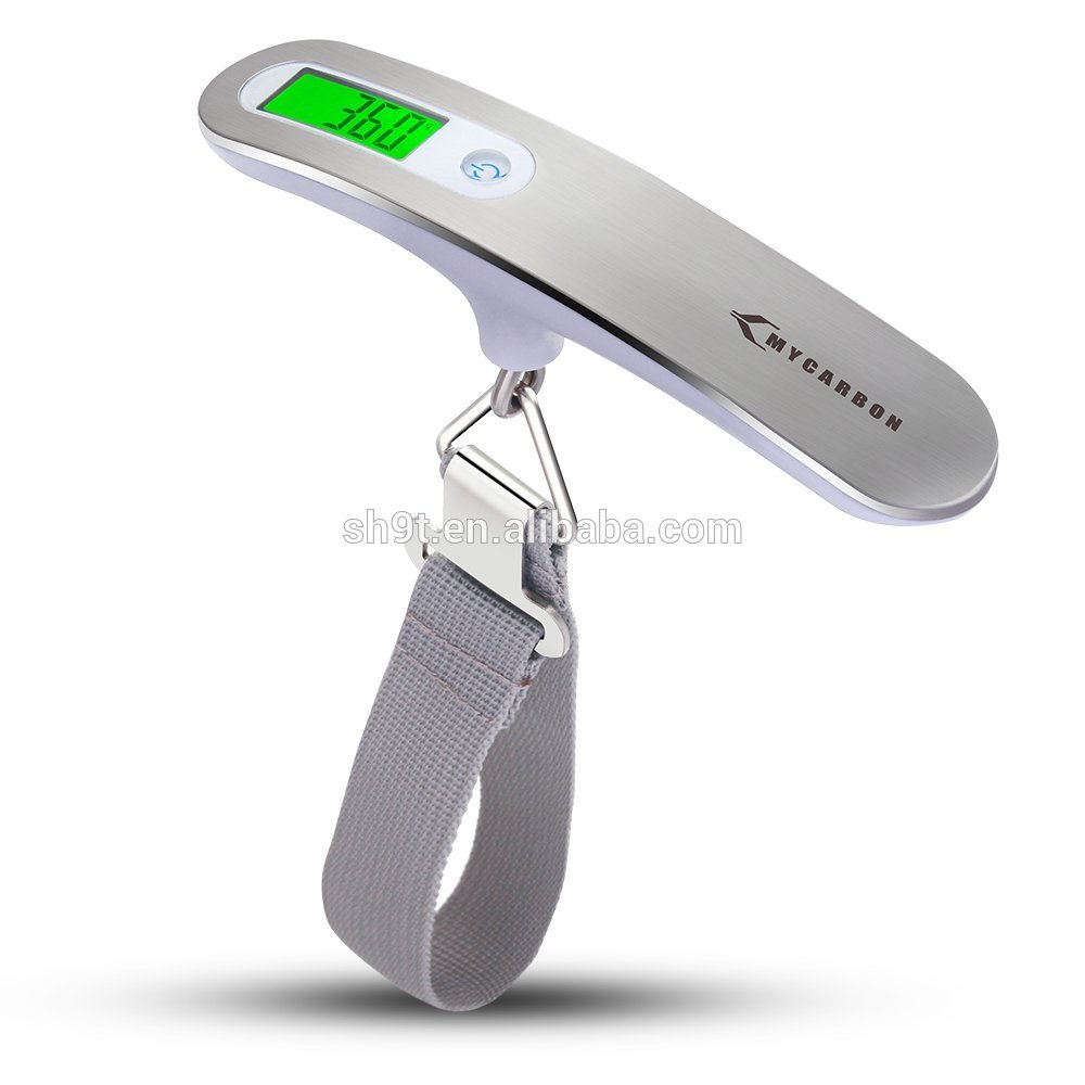 110 Pounds LCD Digital Hanging Luggage 50kg Backlit Scales for