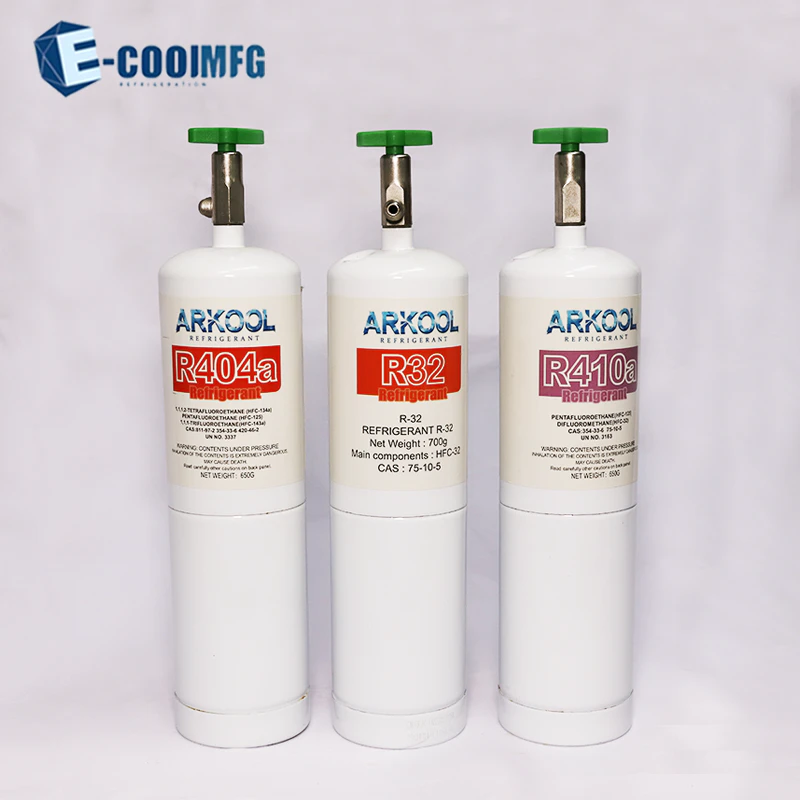 EU STANDARD REFRIGERANT GAS WITH REFILLABLE CYLINDERS R134A