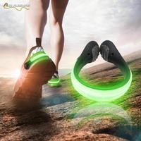 LED light-up safety printing shoe lip for cycling and walking