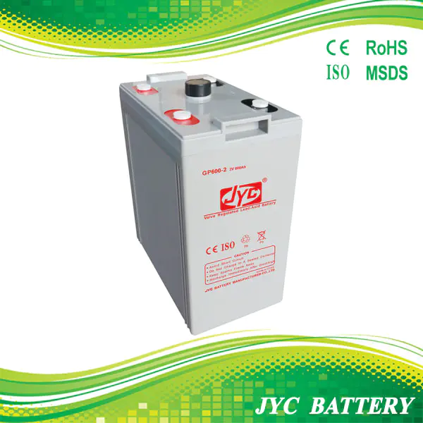 battery 2v 600ah for telecom system
