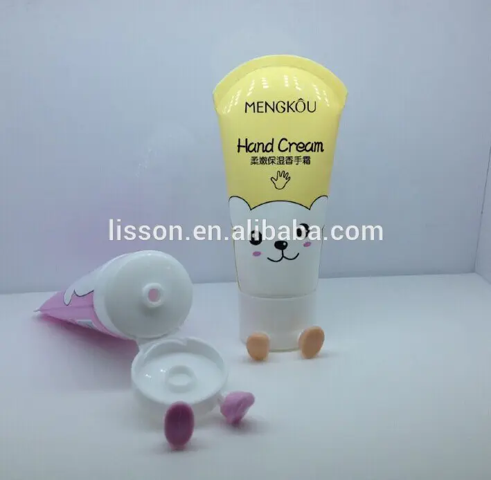 hand cream cosmetic tube plastic containers for cute design