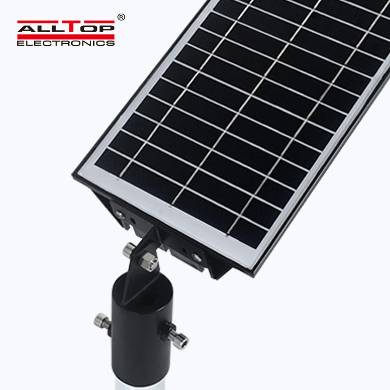 ALLTOPIP65 Waterproof solar charging Adjustable Angle Energy Saving 9w 14w All In One Solar Led Street Light