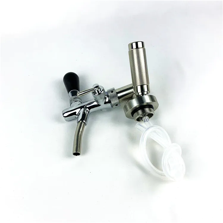 product-growler mini keg with co2 regulator gas liquid ball lock adjustable thread tap dispenser-Tra-1