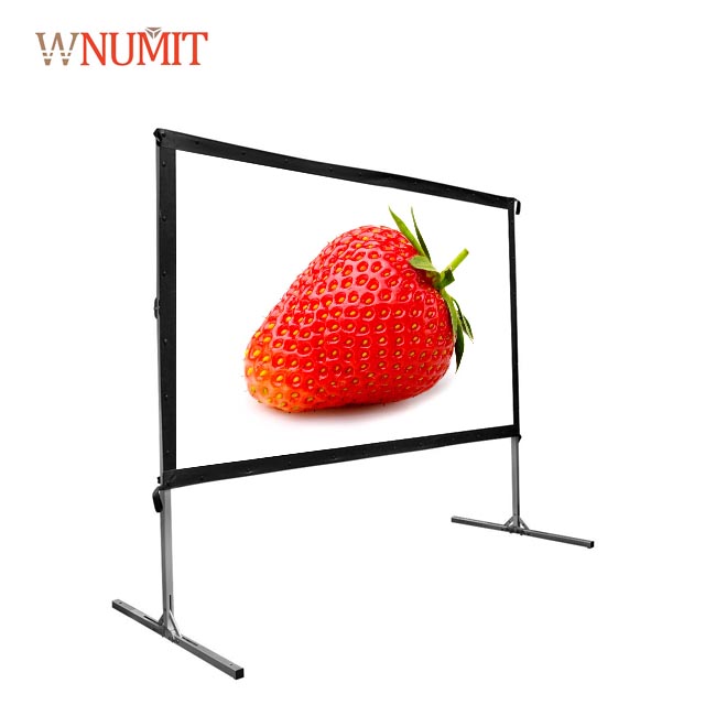 Fast Fold Pvc Front Projection Height Adjustable Projection Screen