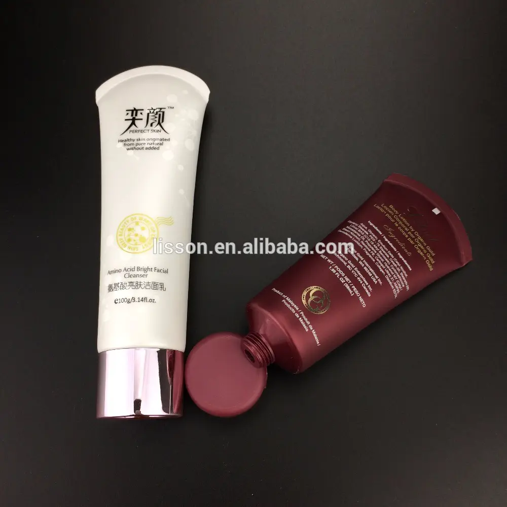 200ml Color PE Plastic soft Tubes for Cosmetic shower gel packing