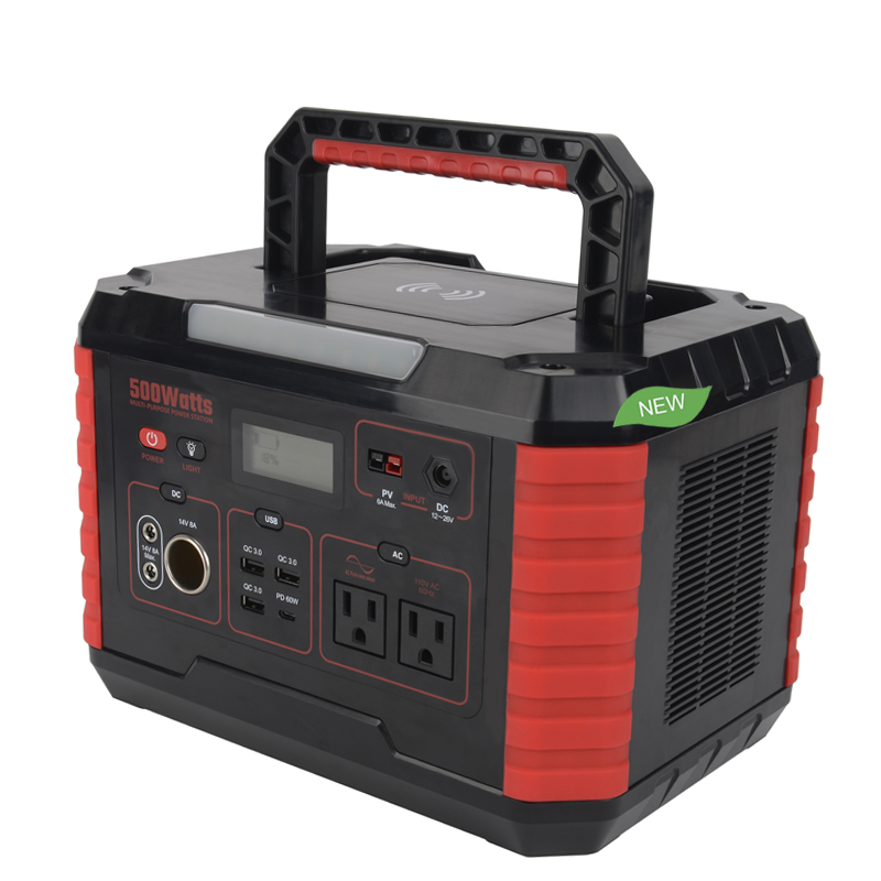 Bank Multi-output Mini Power Station With Built-in Mppt 300w 500w Solar Generator Input 19v 10a Max