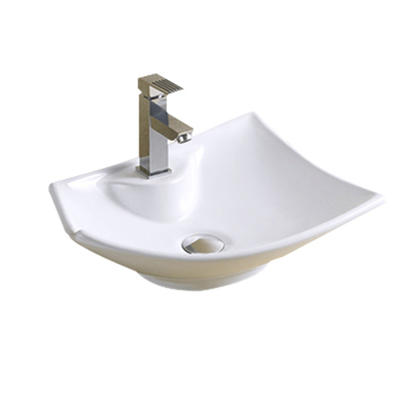 New design irregularity bathroom sink ceramic counter