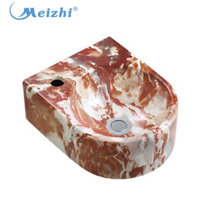 M-2368 taobao lowest price china black marble bathroom sink