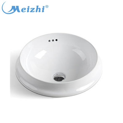 Porcelain hotsell round shaped bathroom sink lavabo washbasin