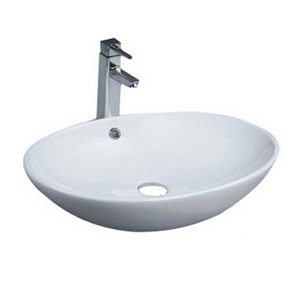 Sanitary ware bathroom ceramic wash basin oval shape