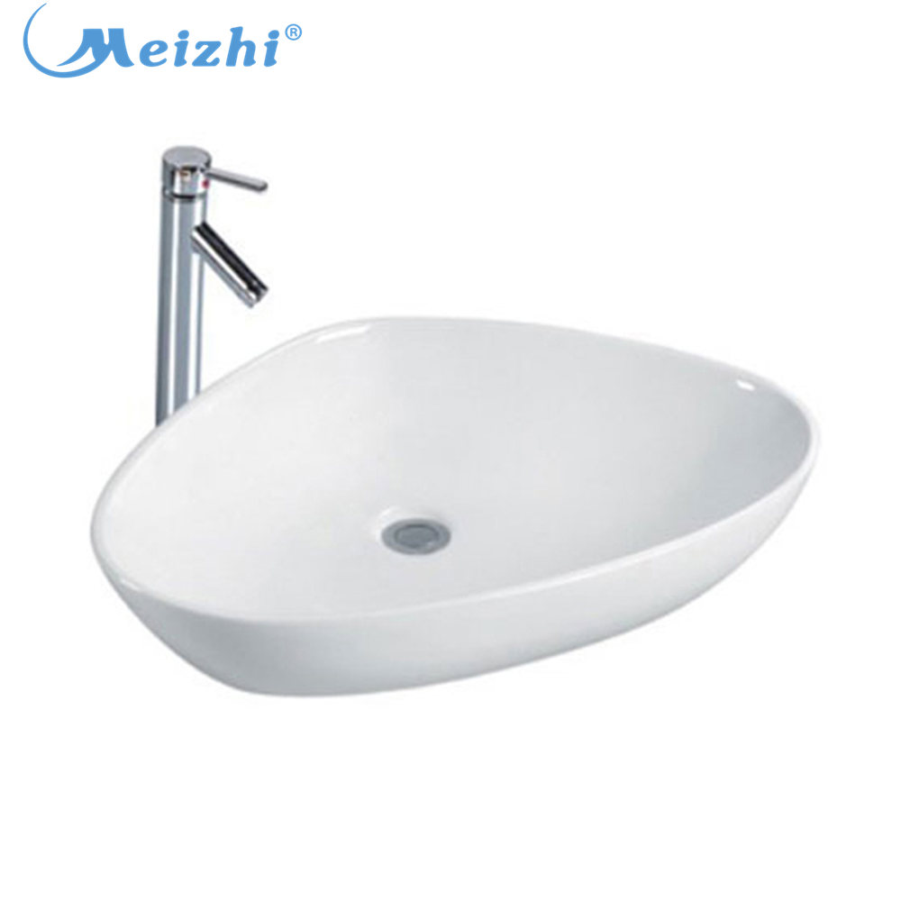 Ceramic made in china solid surface bathroom basin