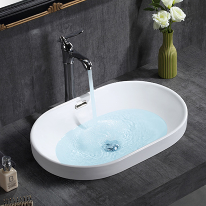 Table ceramic bathroom basin for washing clothes