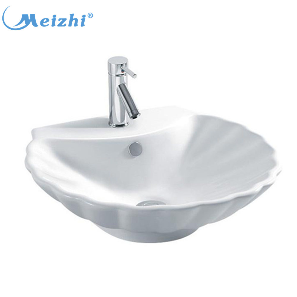 Porcelain art sink wash basin water closet