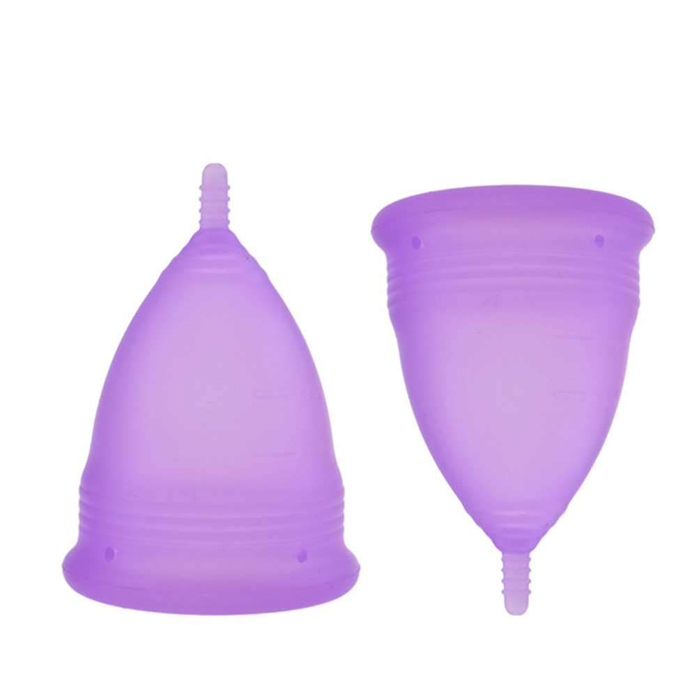 Soft Wholesale Organic Silicone Menstrual Cup Set