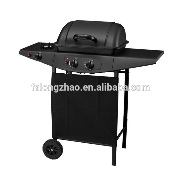 Cheap price 2 burners cast iron indoor resteaurant bbq gas grill