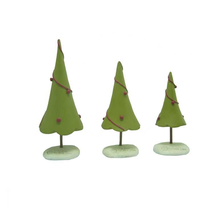 Resin Crafts Family Christmas Tree Set